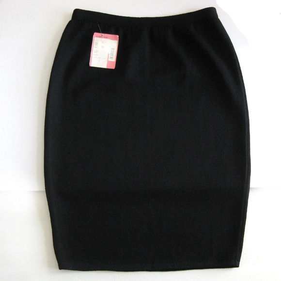 St John Black Pencil Skirt 6 - Picture 1 of 7